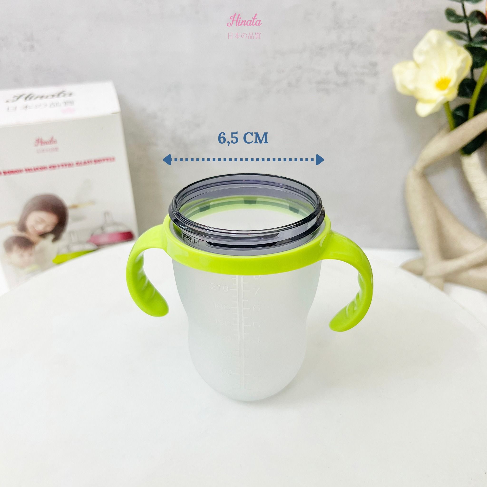 Bình sữa Silicon Komori Nhật Bản Hinata BS07