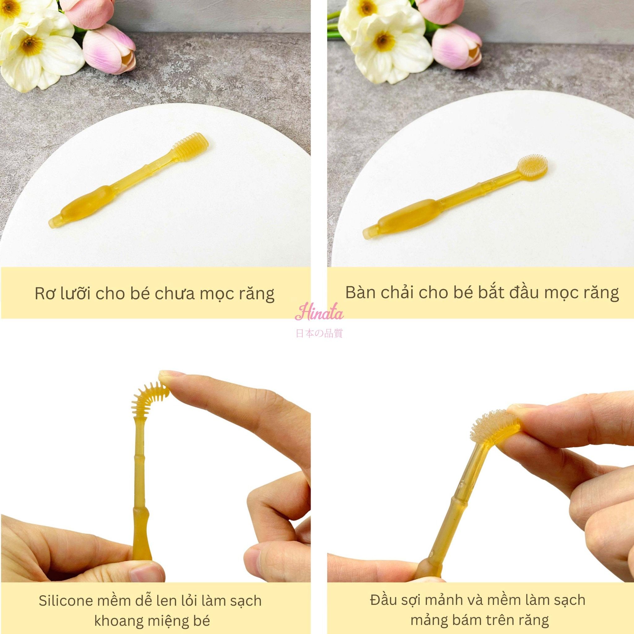 Bàn Chải Đánh Răng Silicone Cho Bé BC01 Hinata