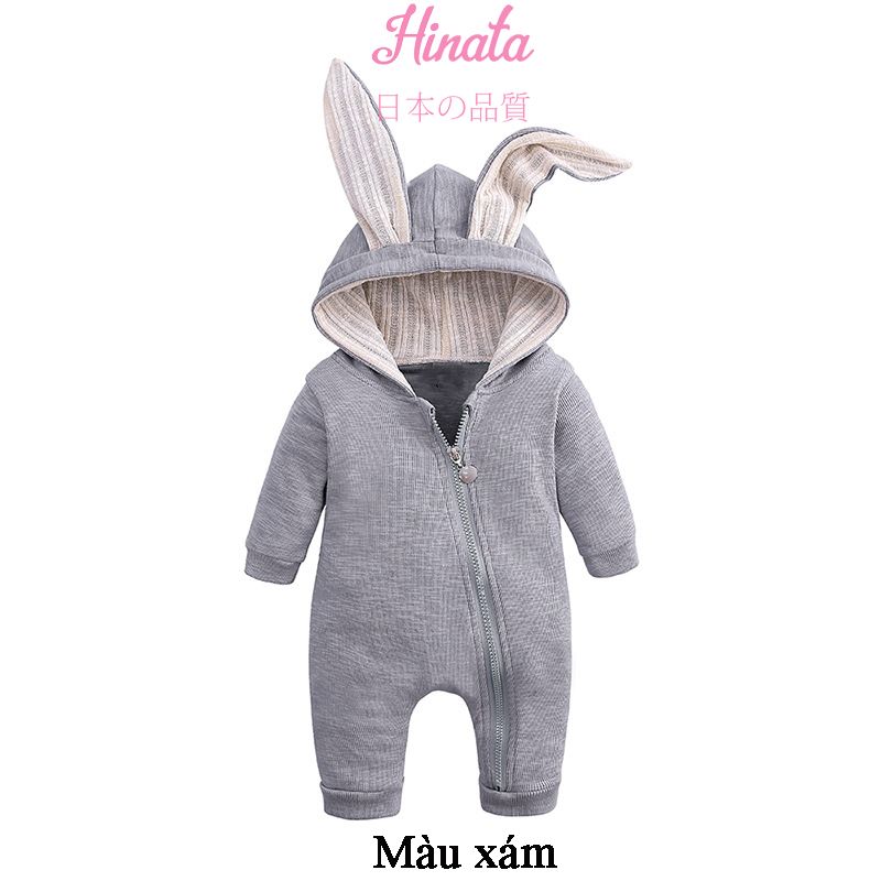 Set Romper unisex tai thỏ dễ thương BF52 Hinata