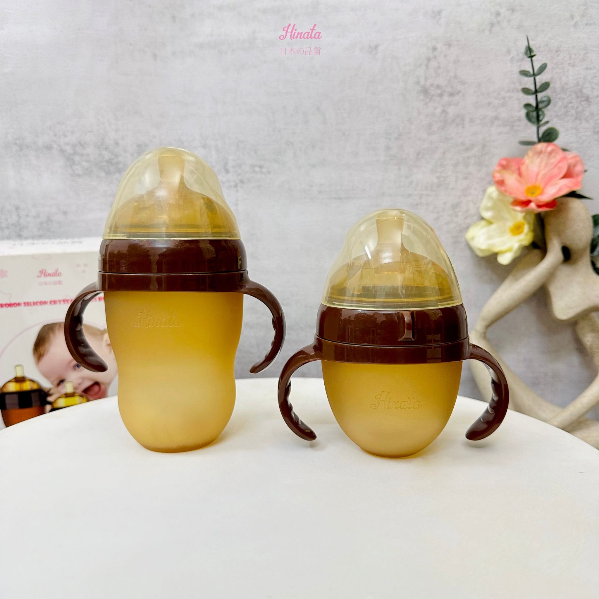 Bình sữa Silicon chống sặc Hinata BS03