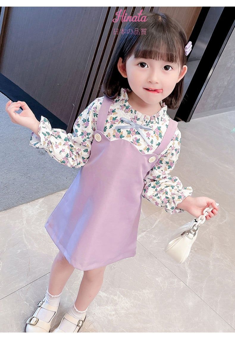 Đầm hoa nhí cho bé gái Hinata BF43
