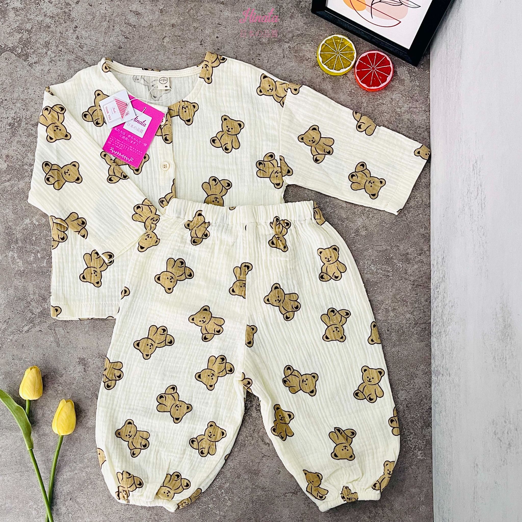 Pijama bé gái Hinata cổ tròn BF65