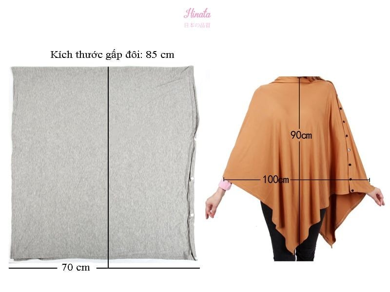 Khăn choàng cho con bú đa chức năng KC001