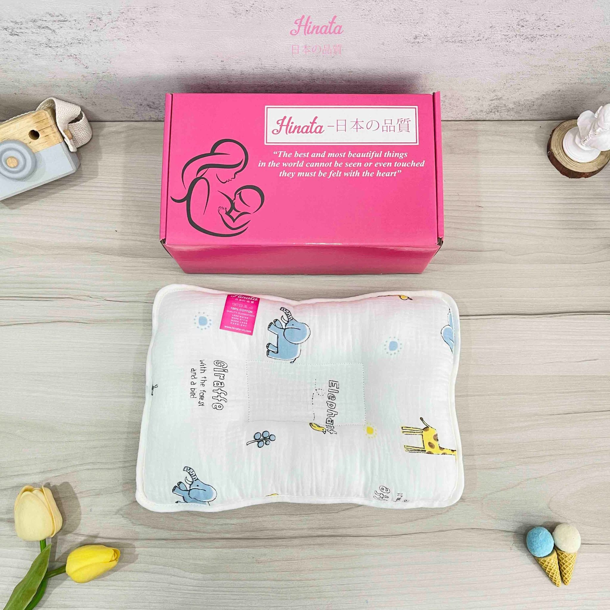 Gối cố định chống móp đầu cho bé G14