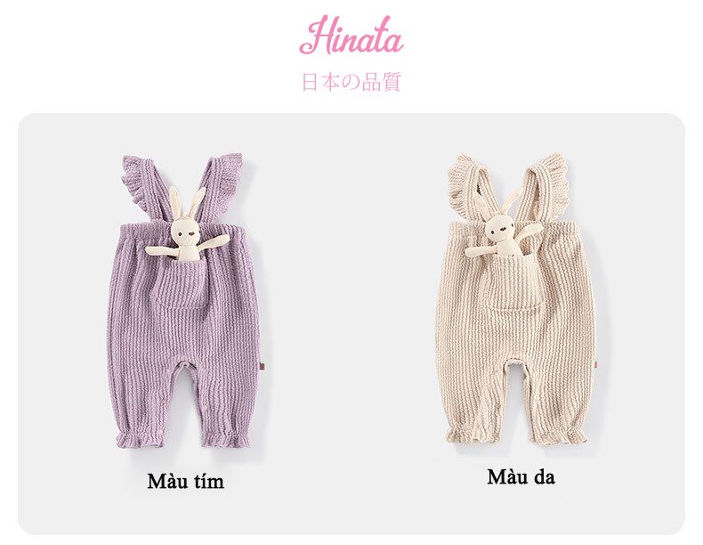 Body Romper phong cách Hàn Quốc Hinata cho bé gái BF24