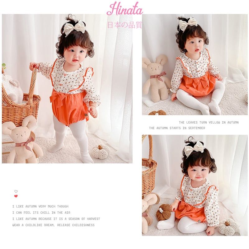 Bodysuit hoa dễ thương cho bé gái BF25 Hinata
