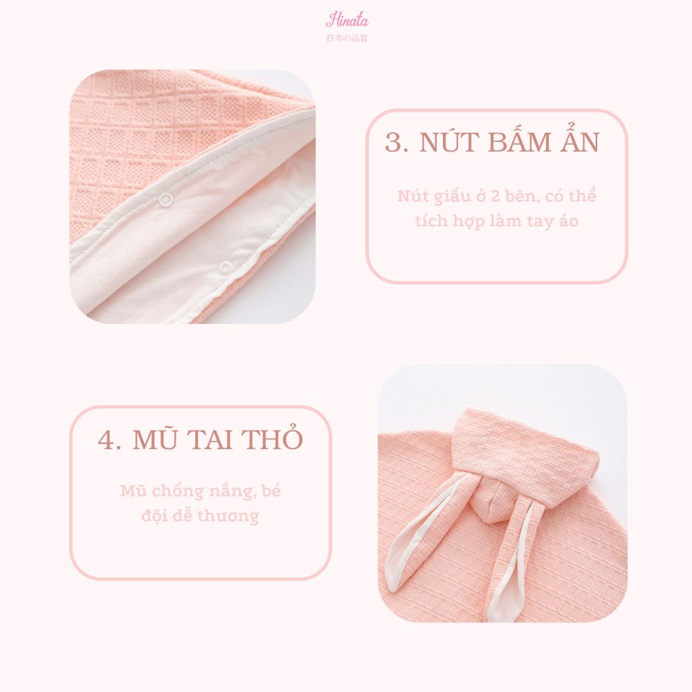 Áo choàng tai thỏ Hinata Nhật Bản AC001