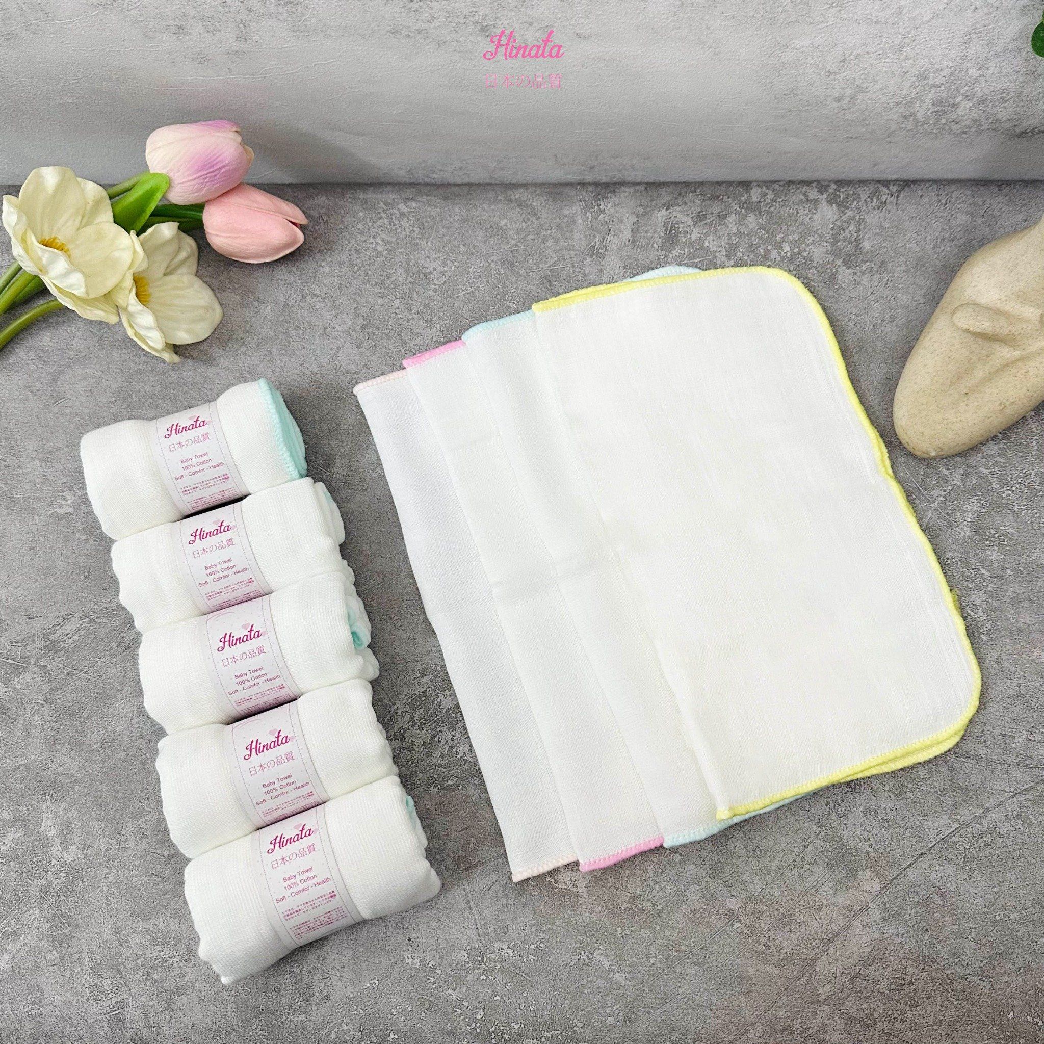 Khăn sữa Hinata KG06_Không bụi bông, siêu mềm mịn