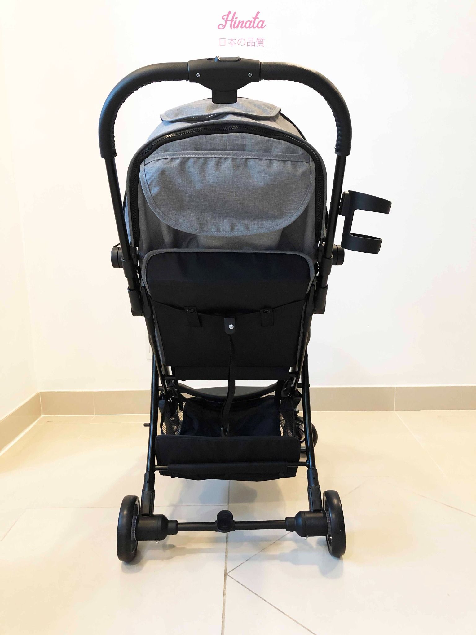 Xe đẩy em bé gấp gọn nhẹ có thể ngồi và nằm XD11 Hinata Nhật Bản