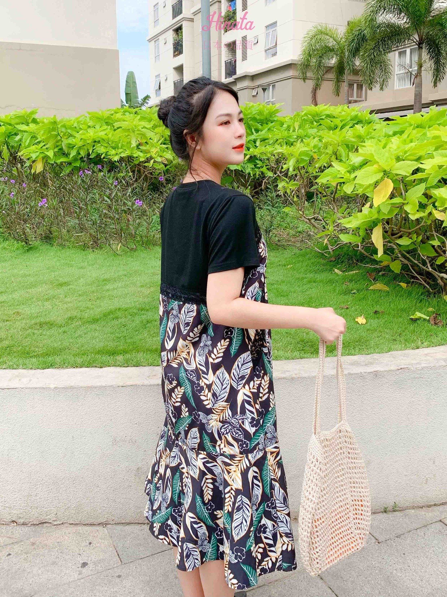 (SALE) Đầm bầu yếm Hinata DB017