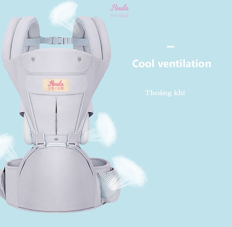 Đai địu con đa năng Hinata Nhật Bản DDC02