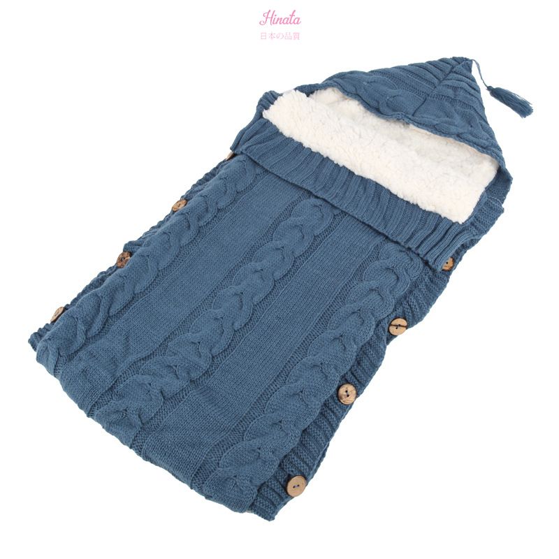 Kén ngủ trẻ em len dệt kim KN04