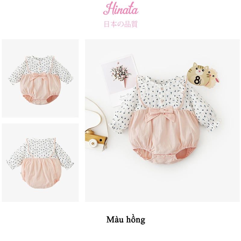 Bodysuit hoa dễ thương cho bé gái BF25 Hinata
