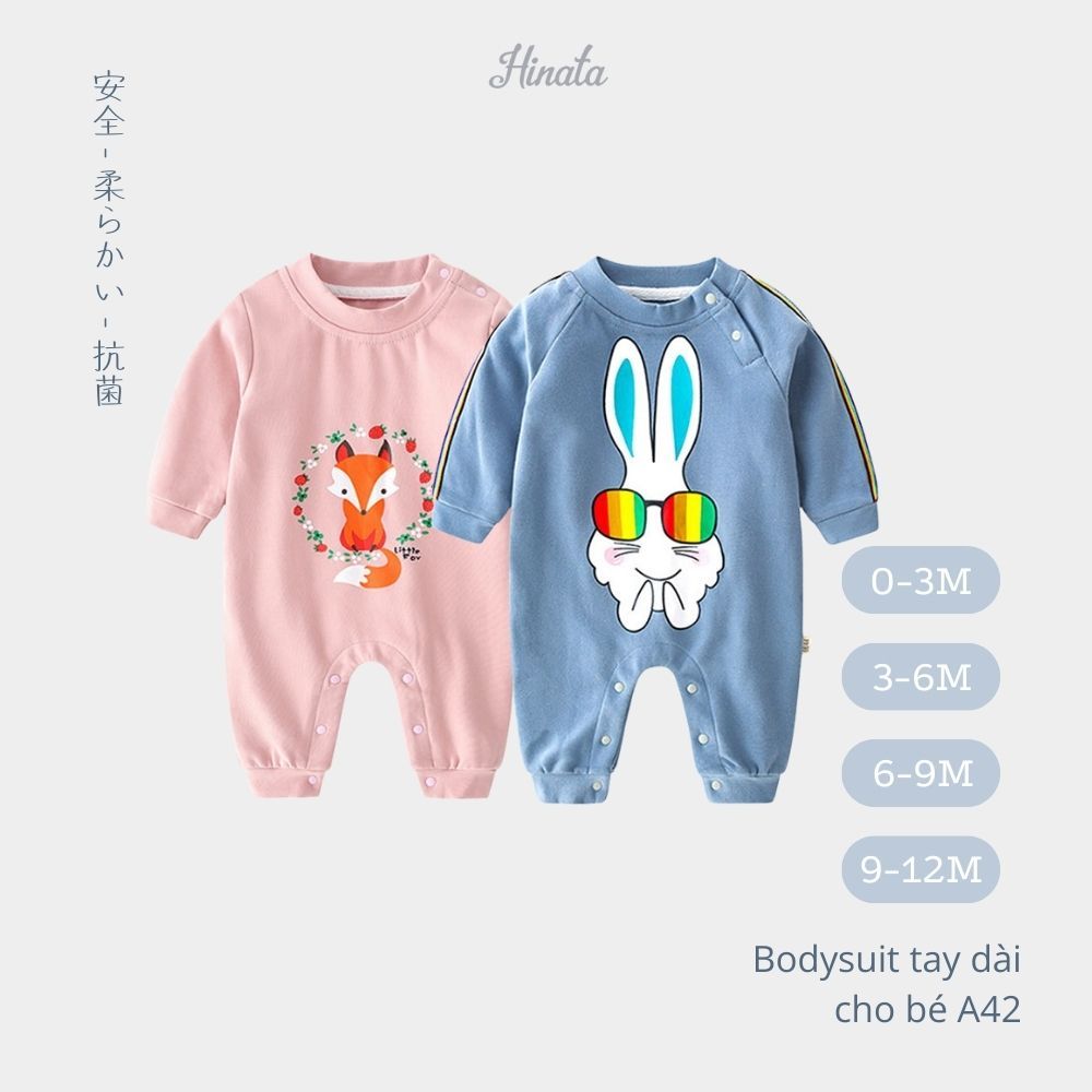 Body suit cho bé Hinata Nhật Bản A42