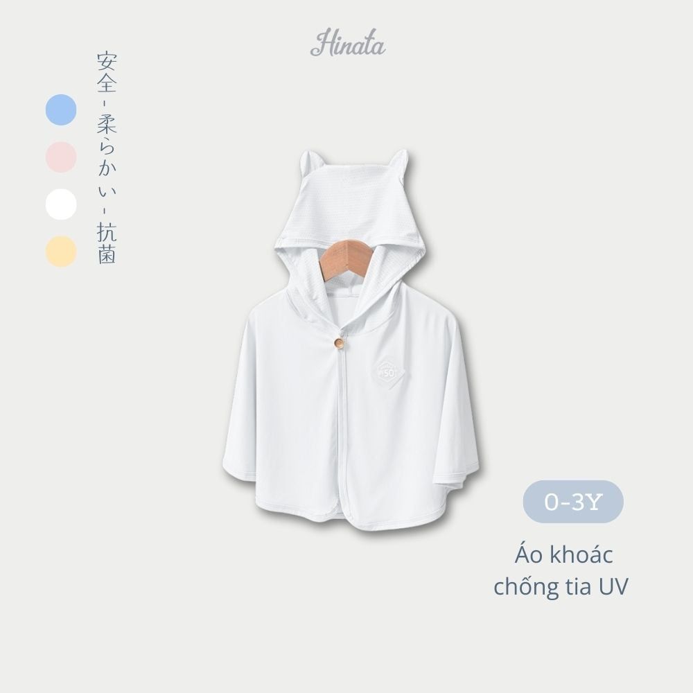 Áo chống nắng cho bé size từ 0-3 tuổi Hinata AK100