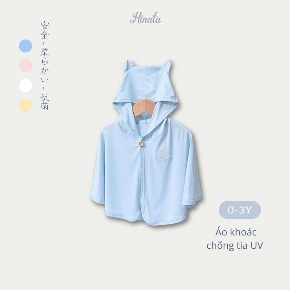 Áo chống nắng cho bé size từ 0-3 tuổi Hinata AK100