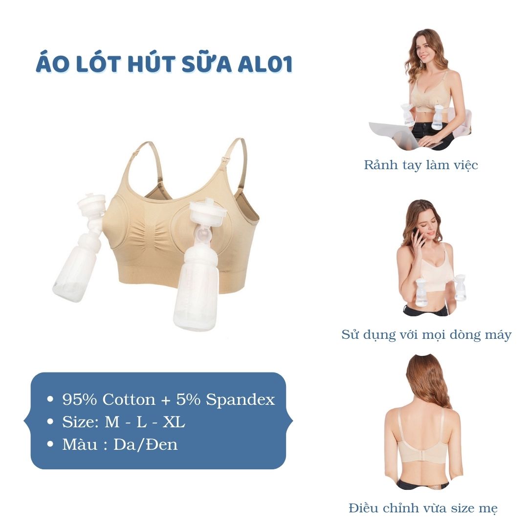 Áo lót hút sữa và cho con bú - Thương hiệu Hinata AL01