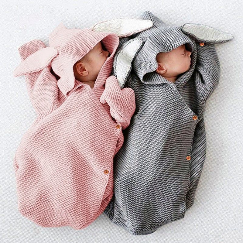 Kén ngủ ba chiều tai thỏ dễ thương KN03 - Tặng kèm set 5 đôi bao tay BTA01 cho bé Hinata