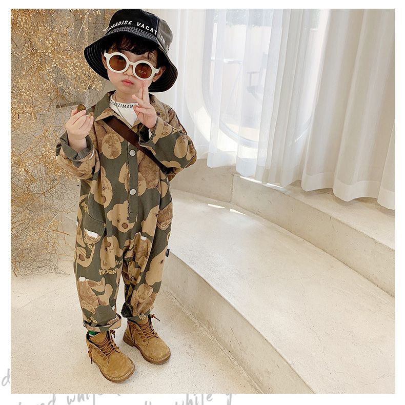 Body Romper Unisex họa tiết gấu Hinata BF36