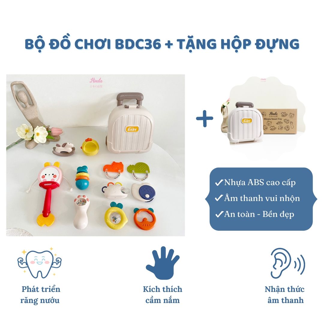 Bộ đồ chơi thông minh BDC36 - Thương hiệu Hinata Nhật Bản