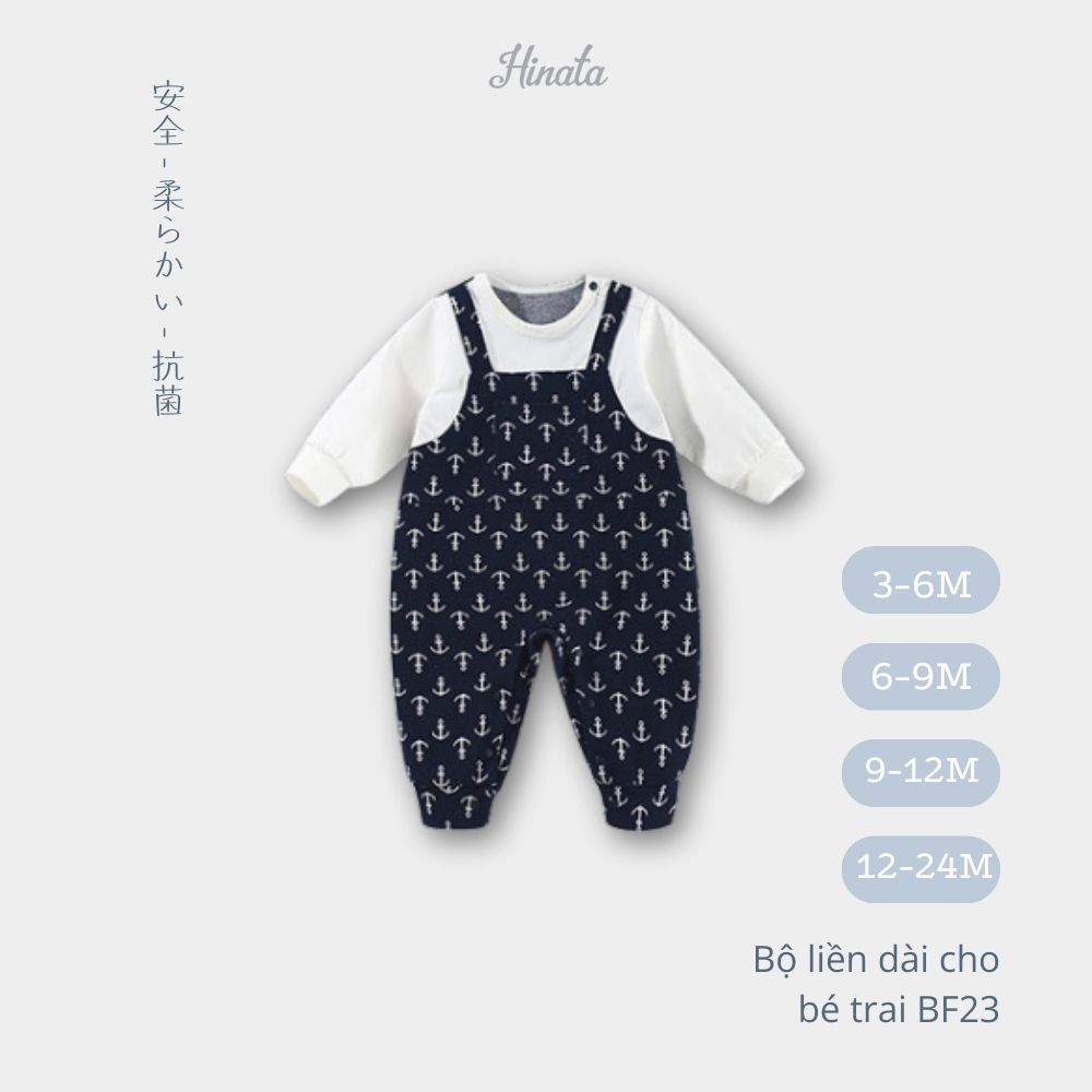 Body Sleepsuit hình mỏ neo Hinata cho bé trai BF23