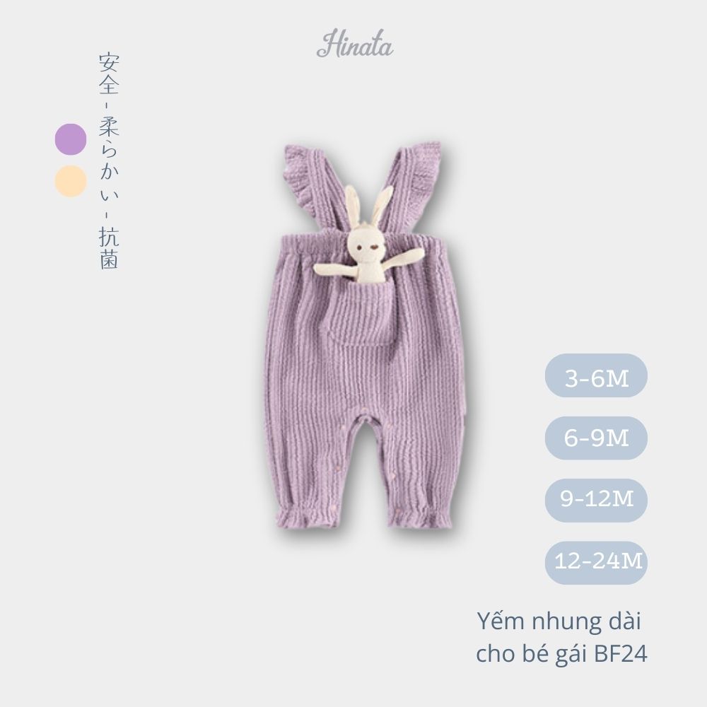 Body Romper phong cách Hàn Quốc Hinata cho bé gái BF24