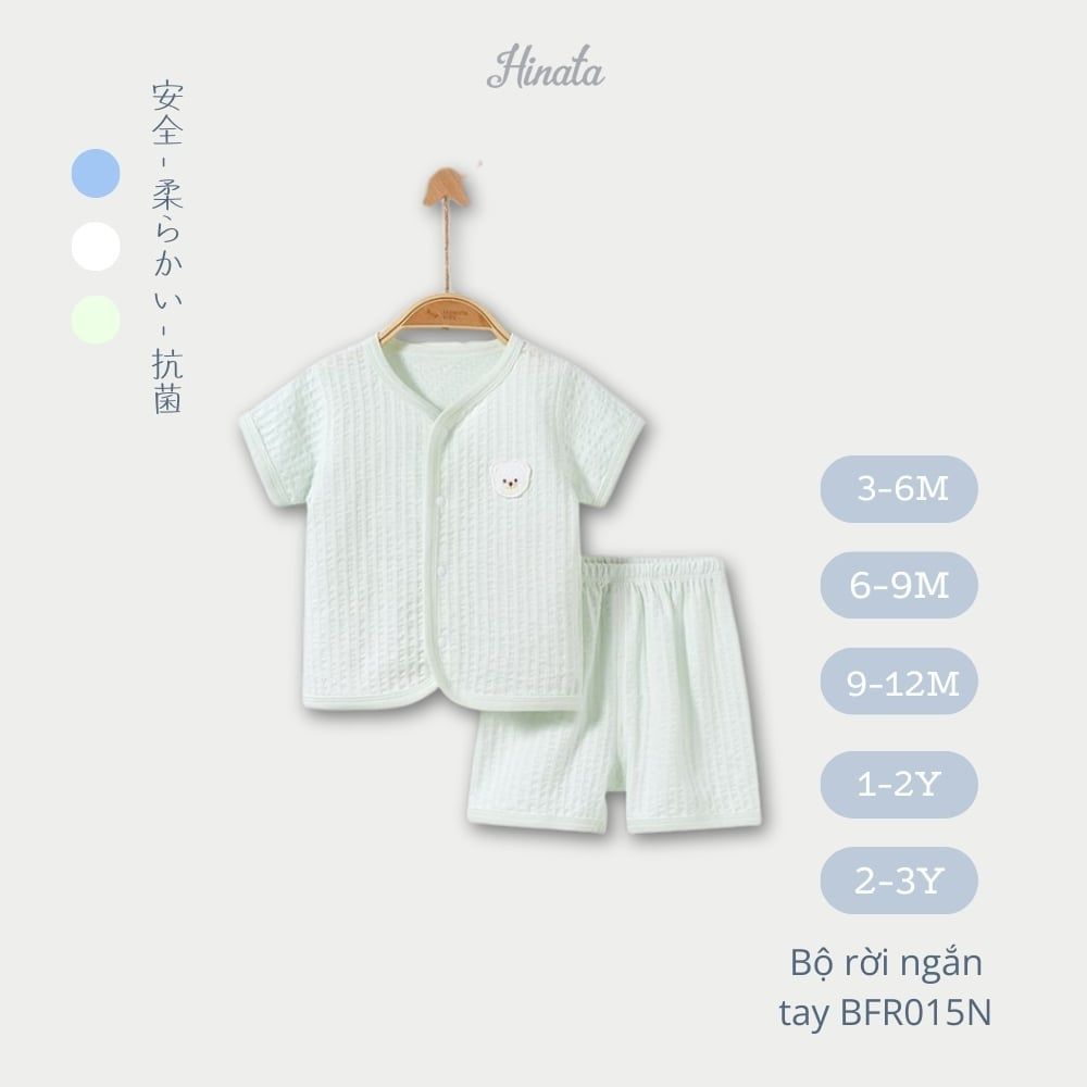(02 Bộ) Bộ rời ngắn tay cho bé Hinata BFR015N