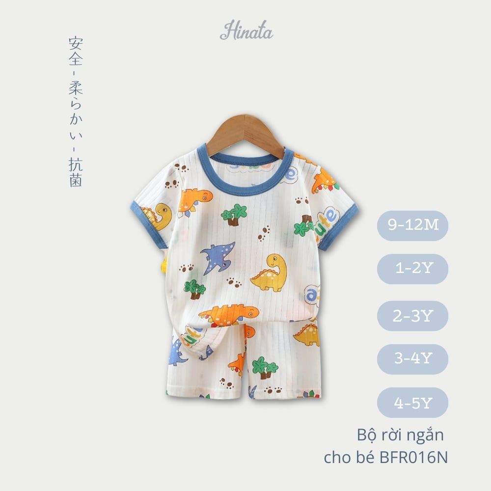 (01 Bộ) Bộ Rời Ngắn Tay Cho Bé Hinata BFR016N
