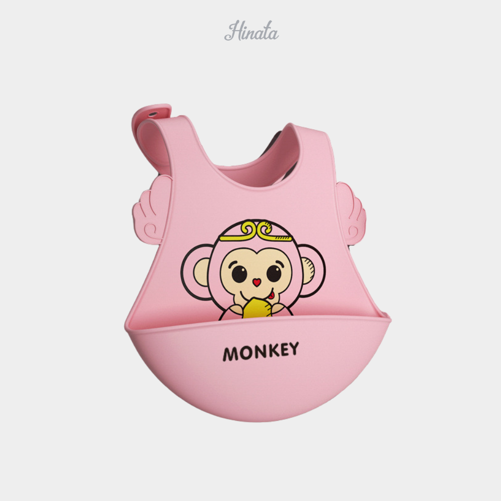 Yếm ăn dặm Hinata silicone trẻ em ba chiều Y09