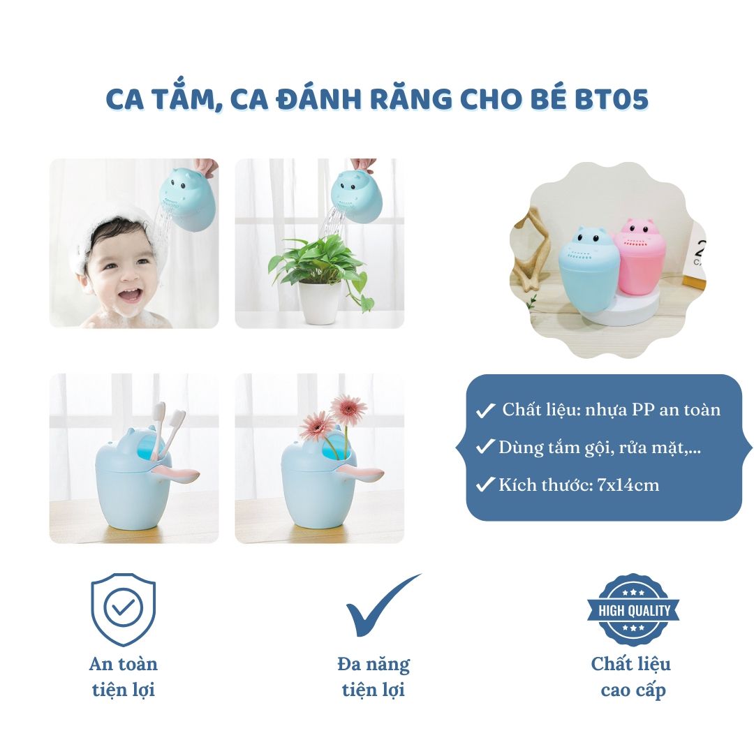 Ca tắm đa năng cho bé Hinata BT05