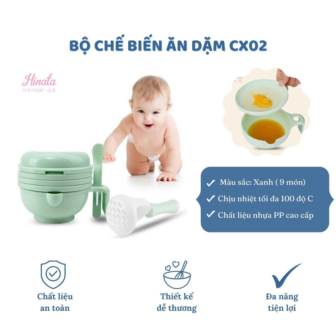 Bát chế biến ăn dặm đa năng Hinata CX02