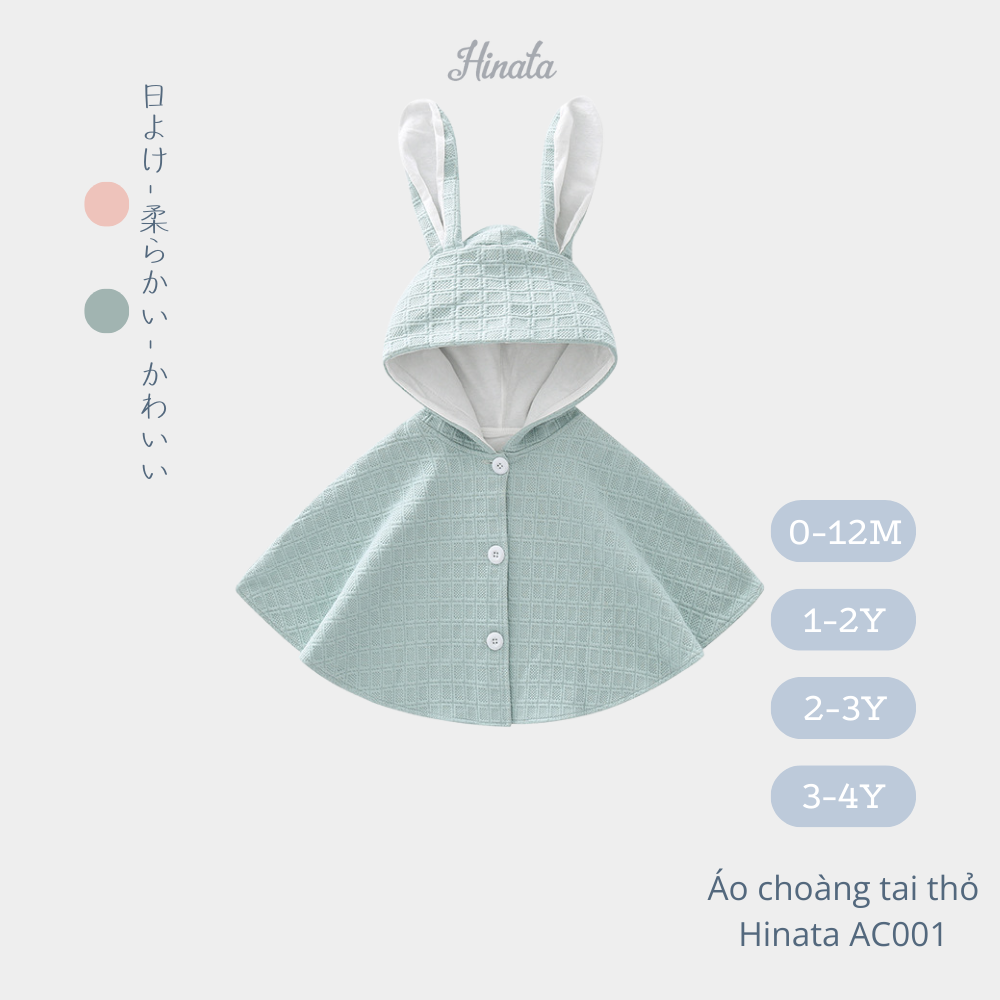 Áo choàng tai thỏ Hinata Nhật Bản AC001