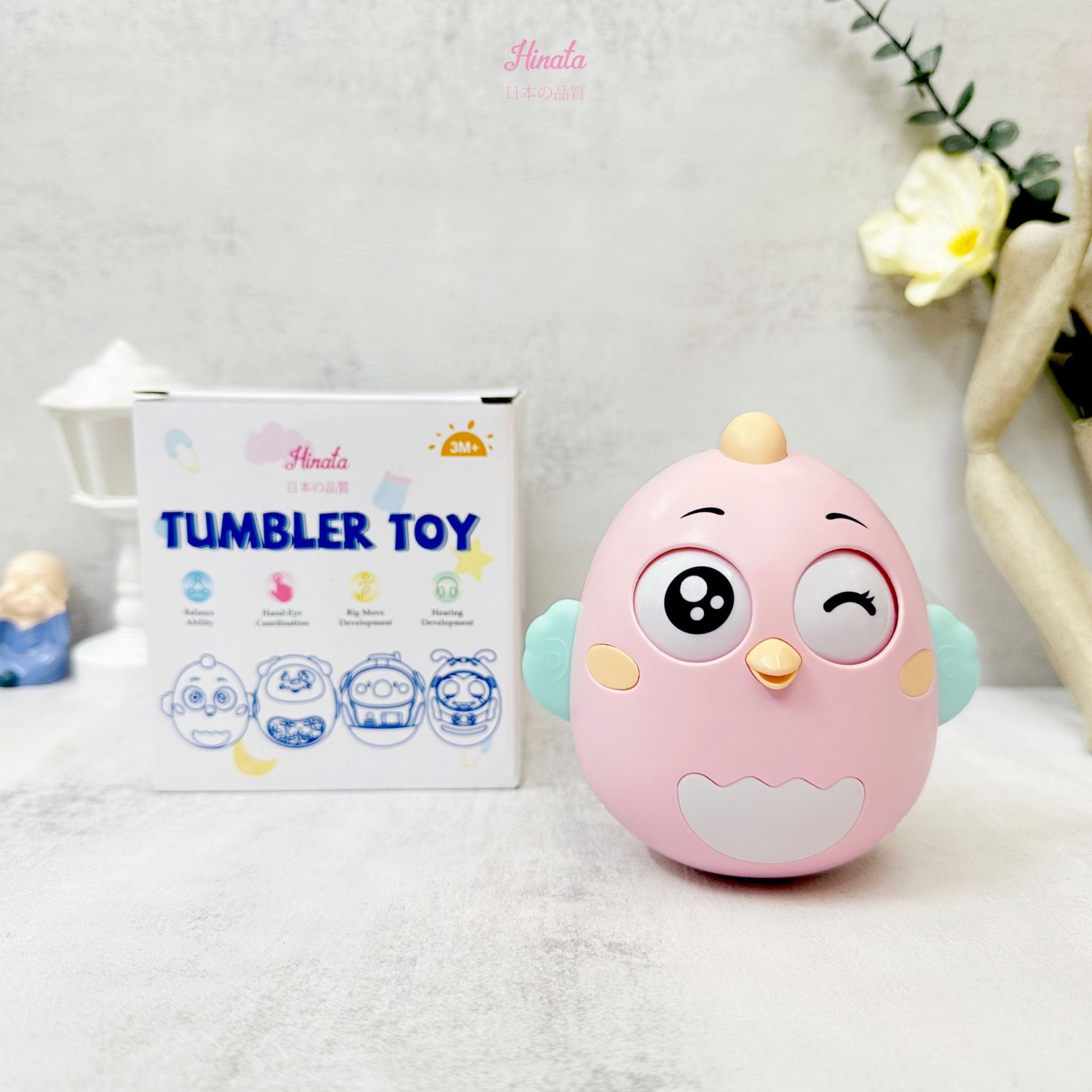 Lật đật hình gà con cho bé Hinata DC74