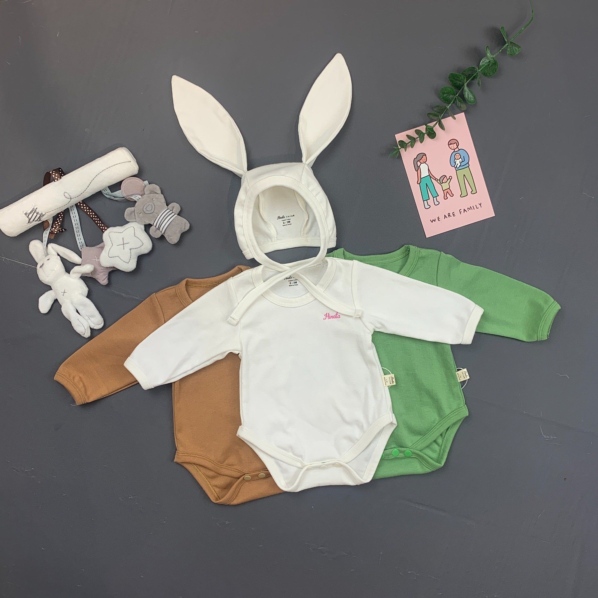 Set Bodysuit Bunny Hat BF05 Hinata Nhật Bản