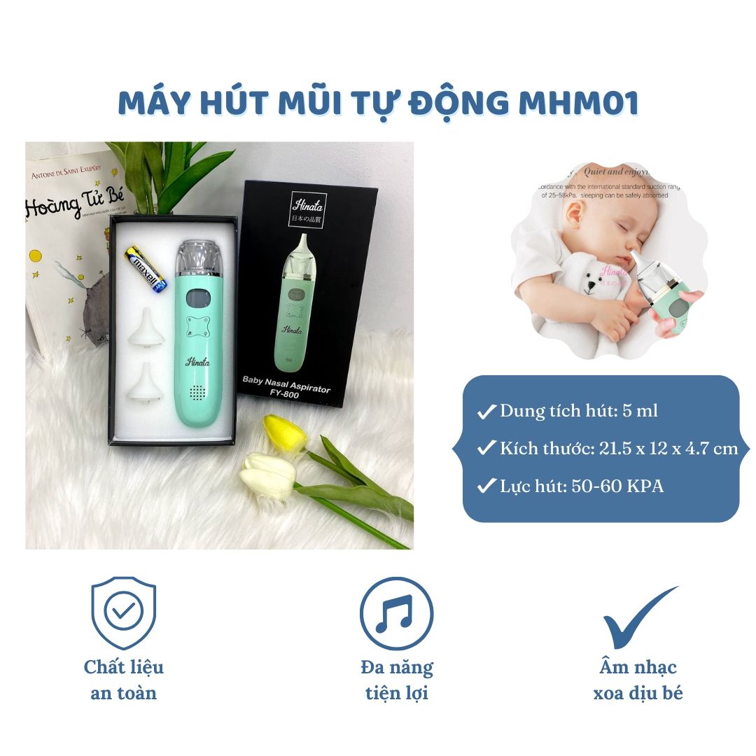 Máy hút mũi tự động MHM01 - Thương hiệu Hinata