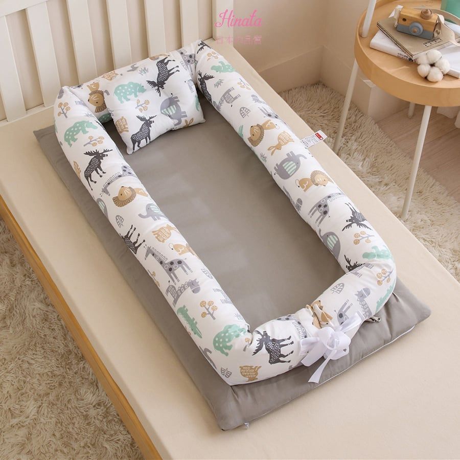 Combo giường nệm cho bé Hinata N01 (Không kèm chăn)