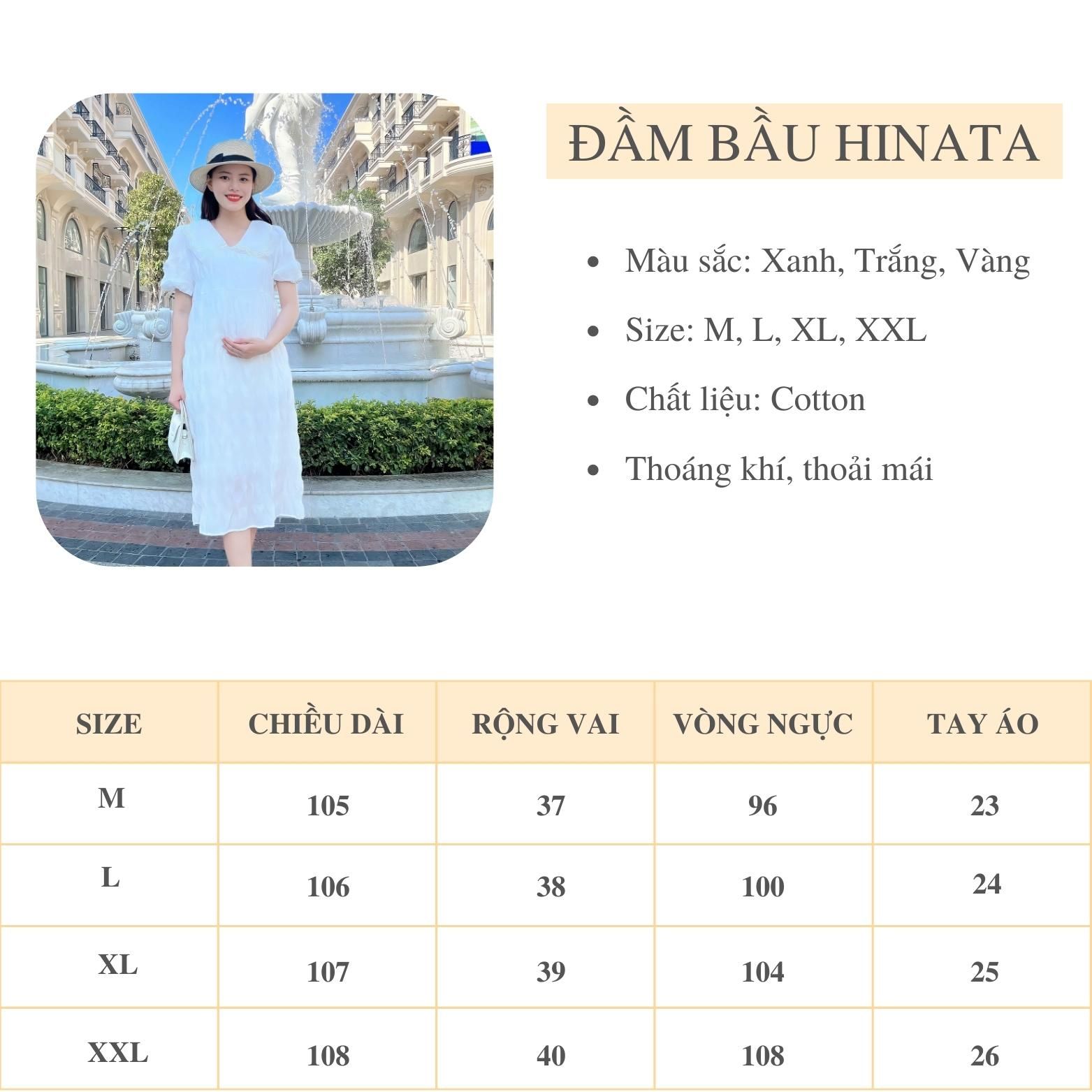  Đầm bầu DB037 Hinata Nhật Bản 