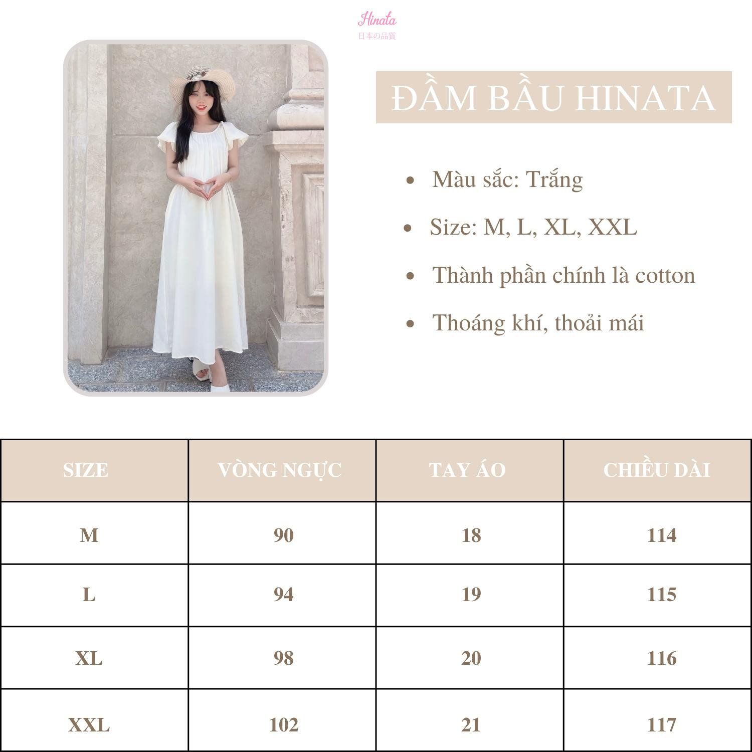Đầm bầu DB039 Hinata Nhật Bản