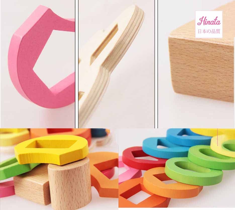 Đồ chơi xếp hình bằng gỗ Hinata DC19