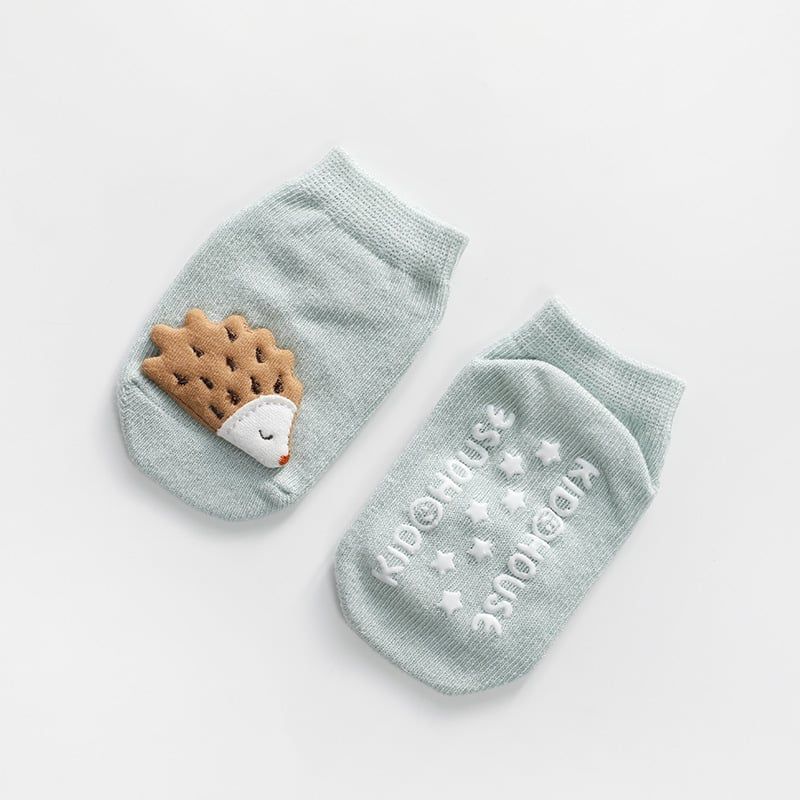 Set 4 Vớ cho bé hoạt hình Kid House V11_100% Cotton, co dãn tốt