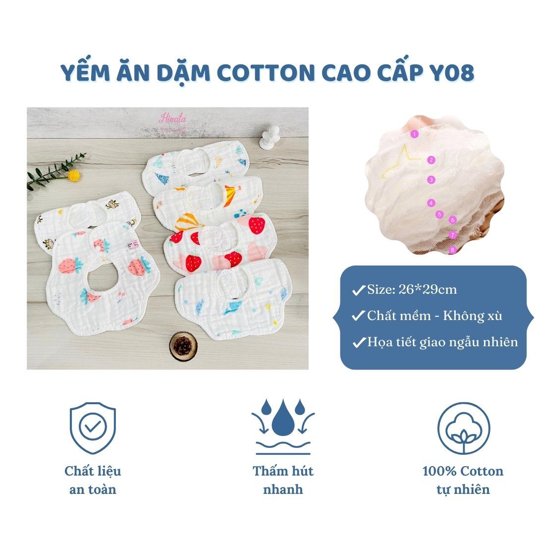 Combo 5 yếm ăn Hinata Nhật Bản Y08