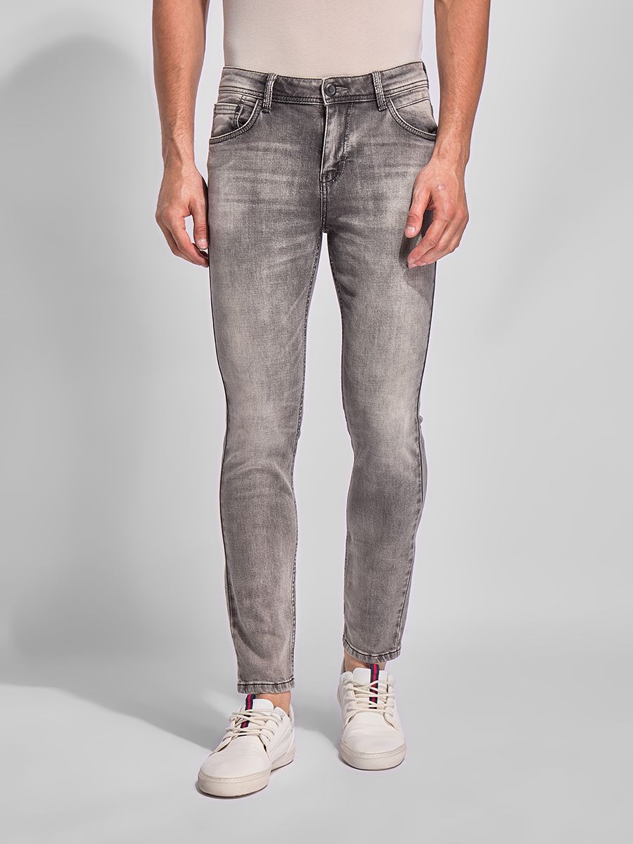 Quần dài jeans nam skinny màu xám SJM1048