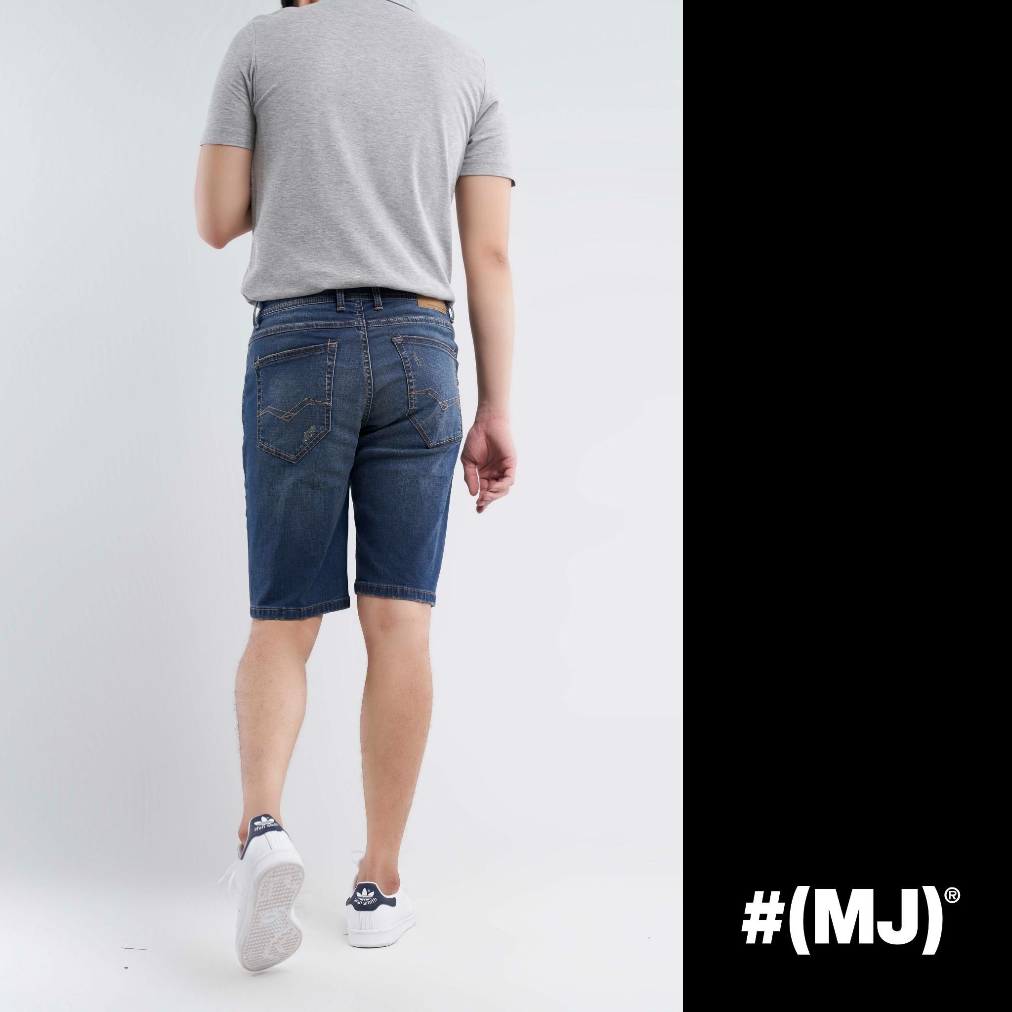 Quần short jeans nam cao cấp MESSI MJB0120