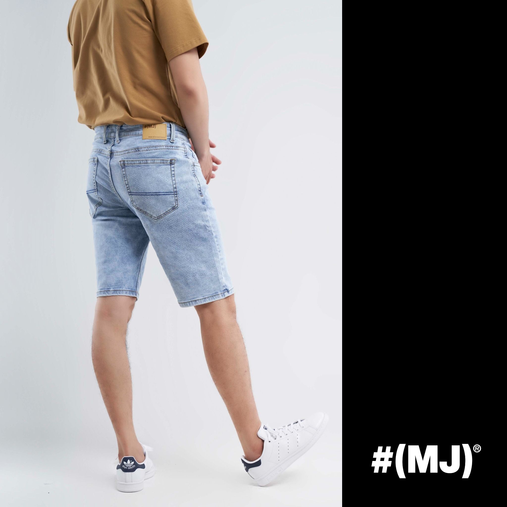 Quần short jeans nam thời trang MESSI MJB0127