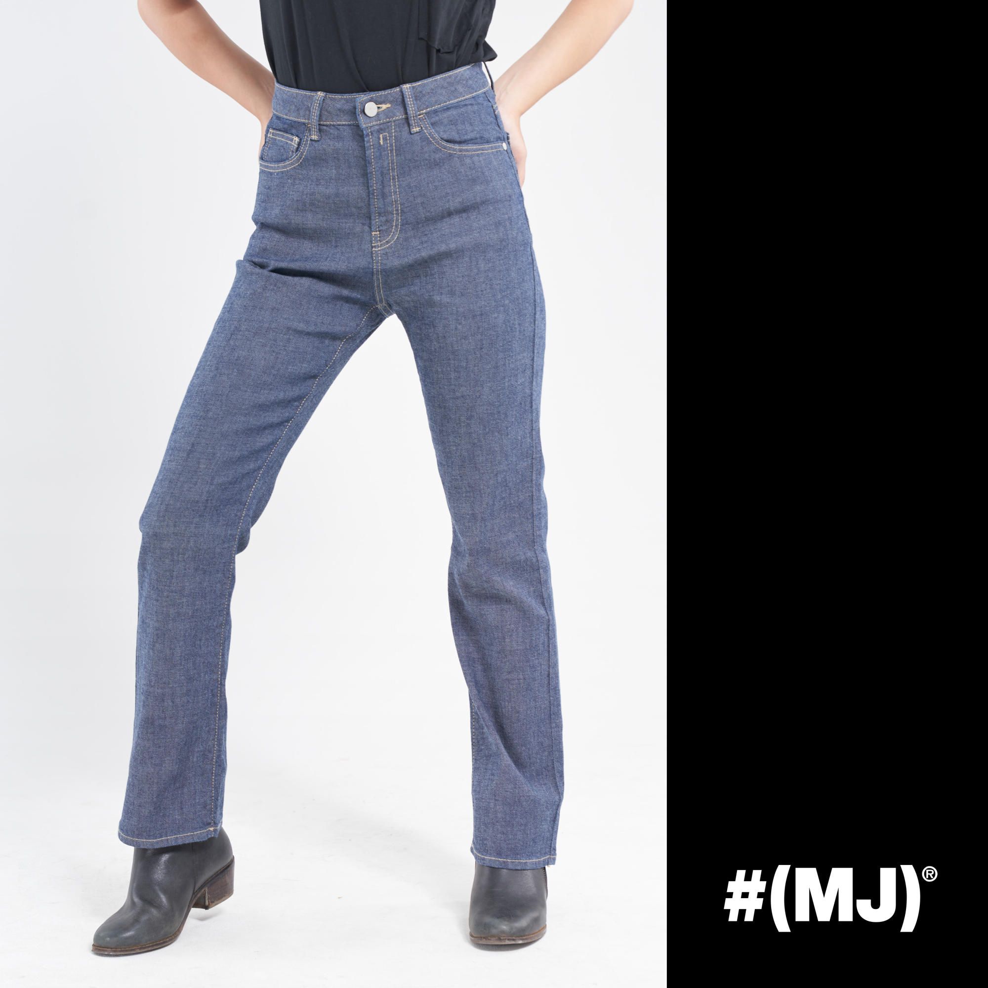 Quần jeans lửng nữ ống đứng thời trang MESSI WJB0125