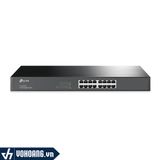  TP-Link SG1016 | Switch Chia Tín Hiệu 16 Port Gigabit - Tiết Kiệm Năng Lượng | Hàng Chính Hãng 