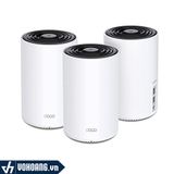  TP-Link Deco X68 | Bộ 3 Pack Wi-Fi 6 Mesh Tri-Band Tốc Độ Cao AX3600 | Hàng Chính Hãng 