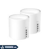  TP-Link Deco X50 | Bộ 2 Pack Wi-Fi 6 Mesh Nhỏ Gọn - Tốc Độ Cao AX3000 | Hàng Chính Hãng 