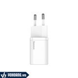  Baseus LV903-TC-CN-BK | Cóc Sạc Nhanh Baseus Super Si Quick Charger 20W Type C - Lightning | Hàng Chính Hãng 