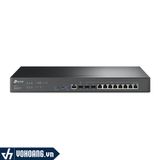  TP-Link ER8411 | Thiết Bị Doanh Nghiệp Router VPN Quản Lý Omada Lên Tới 10 Cổng WAN - Hỗ Trợ 2 Cổng SFP+ 10GE - Tốc Độ Cổng 10G 